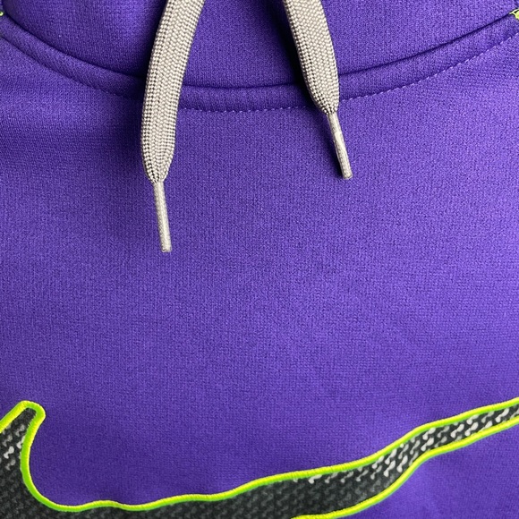 EUC Nike Pull Over Hoodie Purple/ Gray Size XS - Picture 3 of 10